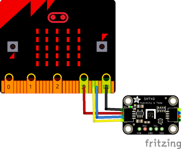 Microbit And SHT40 Digital Humidity Sensor Arduino Example Microbit